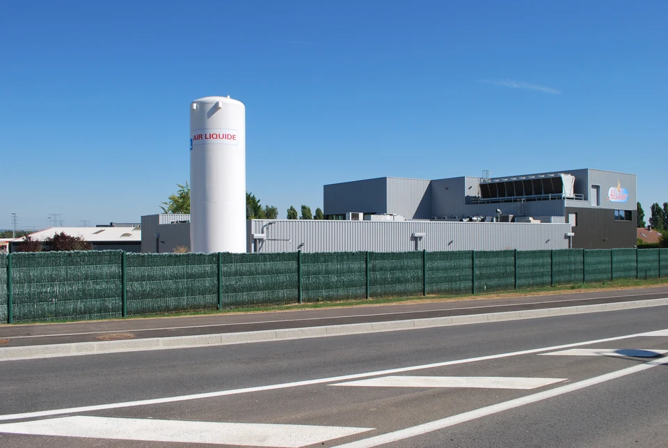 Vue extérieure de l’usine agroalimentaire Alsalor