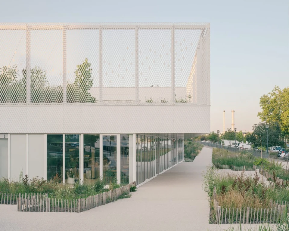 Façade du centre socioculturel de Borny à Metz