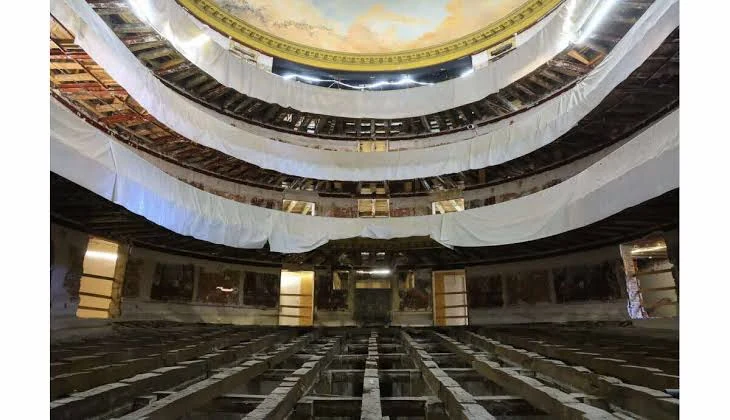 Salle de l’Opéra-Théâtre en rénovation
