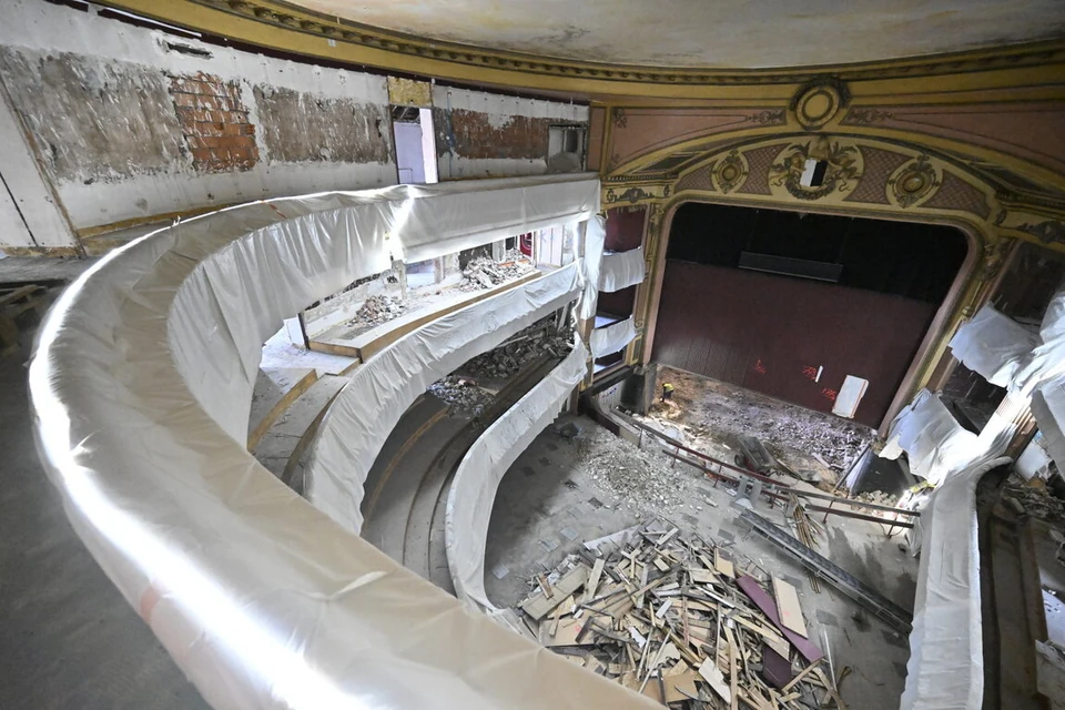Travaux dans la salle de l’Opéra-Théâtre de Metz